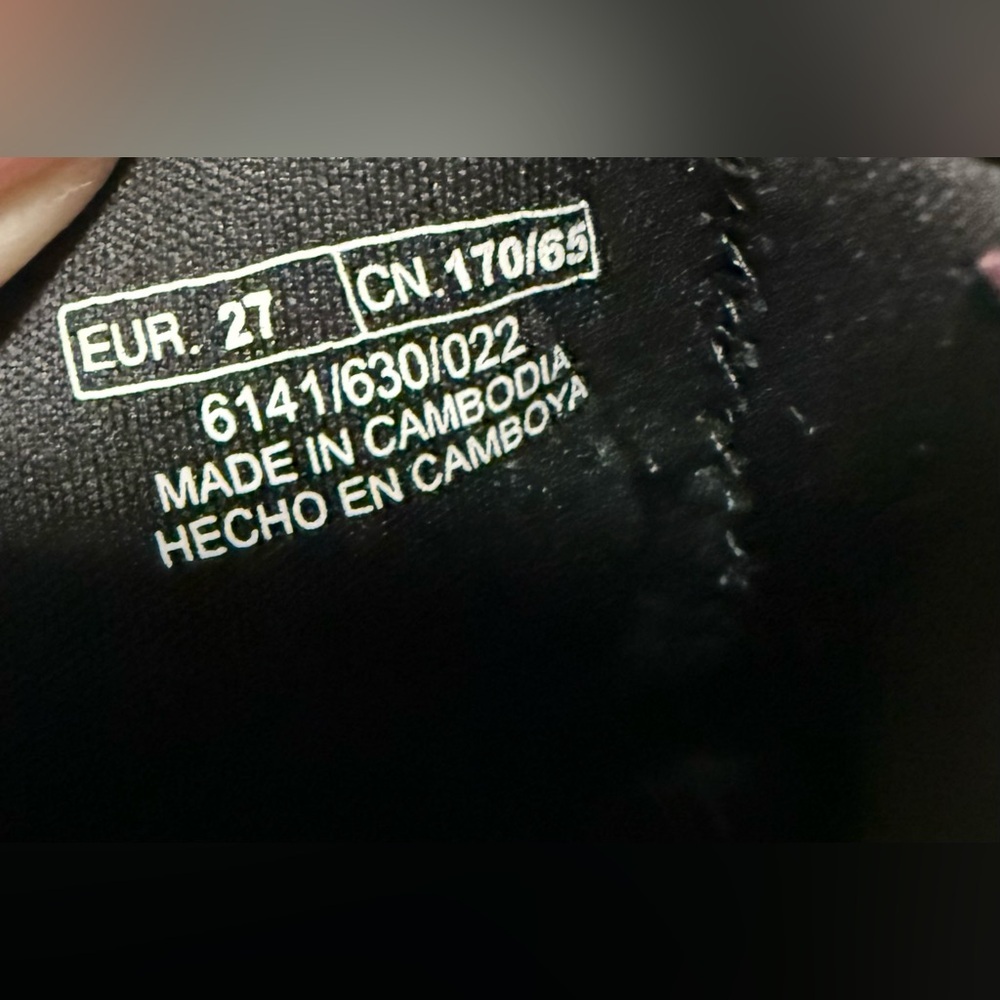 Zara kids  Ankle boots with a patent finish and bow burgundy sz 27 us 9.5 - Picture 9 of 9